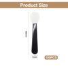 MEMOFYND 100 Black & White Mini Sponge Brushes, 5cm, Soft & Durable, Multifunctional for Eyeshadow, Blush & Highlights
