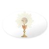 CafePress Eucharist29X6.5 Oval Car Bumper Sticker(10-Pack)