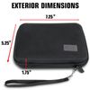 Protective Hard Shell Electronics Carrying Case with Accessory Pocket