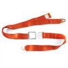 2pt Orange Lap Seat Belt Airplane Buckle - Each