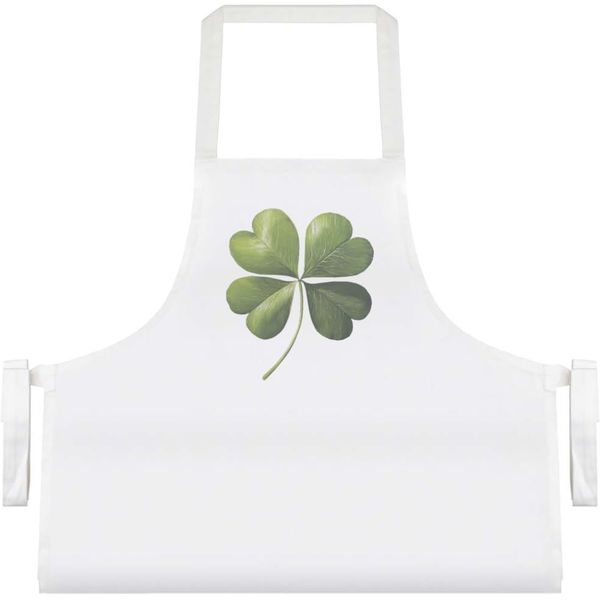 Azeeda 'Four Leaf Clover ' Unisex Cooking Apron (AP00077560)