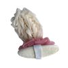 2 PCS Loofah Scrubber for Shower, Exfoliating Body Loofah Sponge Brushes Pouf Bath Mesh Brush,Shower Puff Bath Travel Loofah with Elastic Hand Strap Loofah Flower Ball
