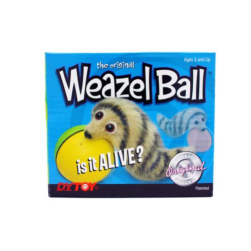 The Original Weasel Ball, Interactive Motion Toy For Small Pets (Dog, Cat and More)