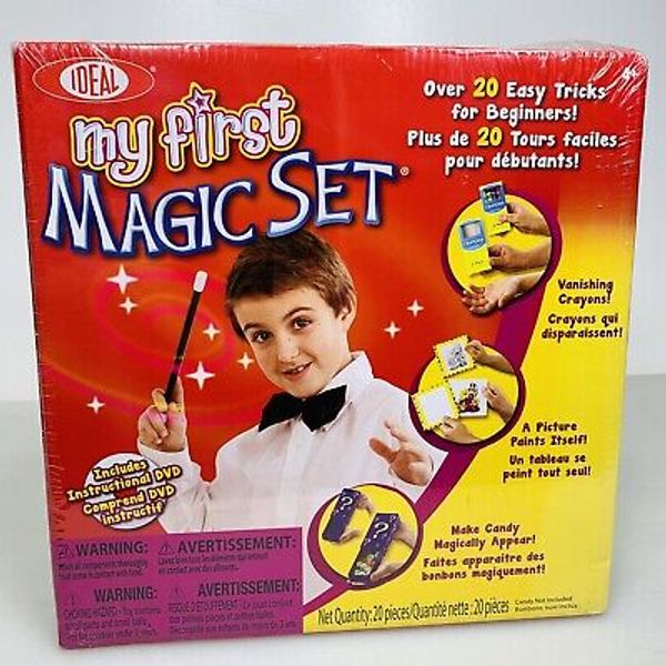 2013 Poof Ideal My First Magic Set w/ 20 Tricks and Magic Wand Sealed