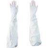 Family Vinyl Gloves, Thin Hands, Long Type, Arm Cover, For Cooking and Cleaning, Kitchen, Medium, Pink, 1 Pair
