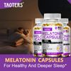 Natural Nighttime Sleep Aid - Quickly adjust the biological clock - 120 Capsules