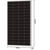 (200W New) 200W Monocrystalline Solar Panel 9BB Cell Solar Panel Boat Off Grid
