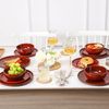 Ceramic 12 Pieces Dinnerware Set - Dinner Plates Salad Plates Cereal Bowls Set S
