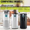 2 PCS True HEPA HP201 HP202 Replacement Filter Compatible with Shark HP200 HP300