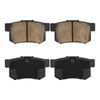 PHILTOP Ceramic Rear Brake Pads For RL 1996-2004, 4 Pcs replace # D536