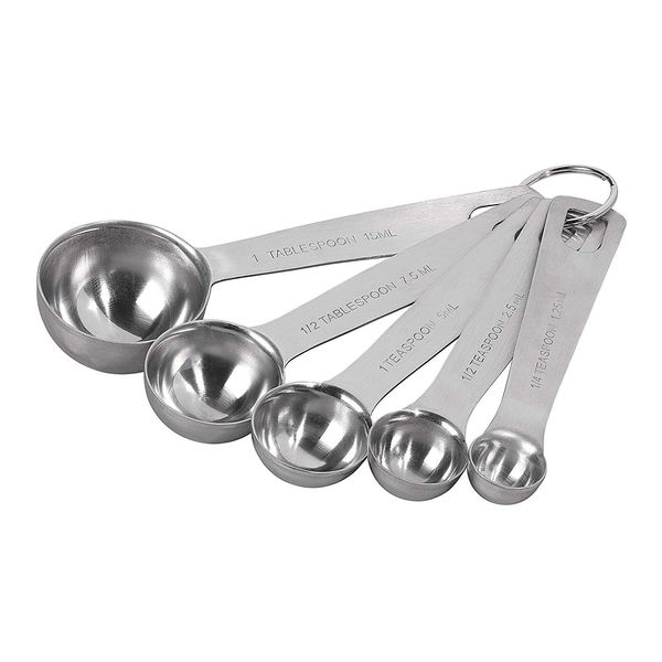 2X Measuring Spoons, Stainless Steel