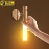 Motion Sensor LED Night Light Magnetic Wall Lamp USB Rechargeable Stick-On Light