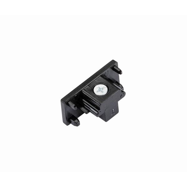 Black 240V Single Circuit Track Dead End Accessory Track Lighting