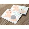 Printed Party Baby Shower Game – Dirty Diaper Scratch Off Raffle, Boy or Girl, 30 Cards and Stickers