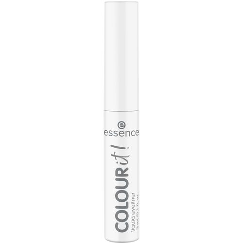 essence COLOUR it! liquid eyeliner, Nr. 02, Weiss, langanhaltend, hochpigmentiert, schnelltrocknend, farbintensiv, vegan, ohne Mikroplastikpartikel, Nanopartikel frei, ohne Parfüm, 1er Pack (3ml)