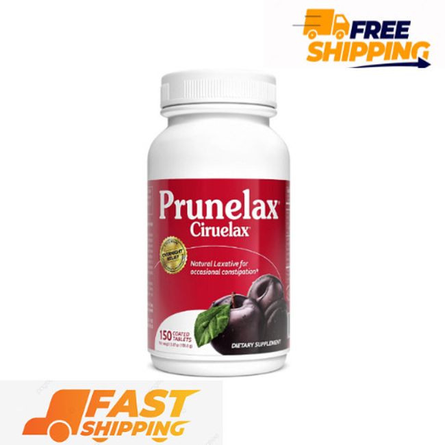 Prunelax Tablets, Laxative Made Of Natural Senna Leaves, 150 Count