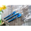 Harfield Polycarbonate Plastic Cutlery Set Yellow 20cm (x4 Sets) Reusable and Virtually Unbreakable