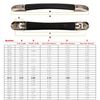 Bqlzr Luggage Strap Handle Replacement Suitcase Handle 9.25" With Black B113 Screws