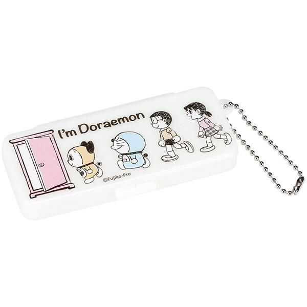 Doraemon Bandage Case Cotton Swab Interdental Brush Small Item Storage with Ball Chain I&#39;mDoraemon Character Goods Miscellaneous Goods