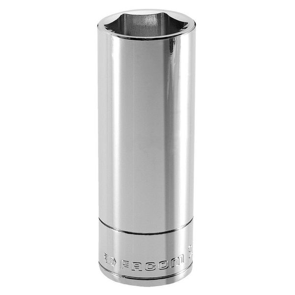FACOM S.22Hla Series S.Hla 1/2" Long-Reach Metric 6-Point Socket, 22 mm Size