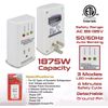 2 Pack Pipeman's Installation Solution AC 85-135V Surge Protector 1875 Watts