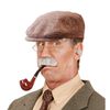 Widmann 09838 Flat Cap, Brown, Standard Size