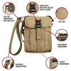 Rothco Canvas Travel Portfolio, Earth Brown
