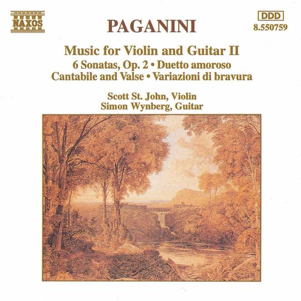 Paganini: Music for Violin and Guitar, Vol.2