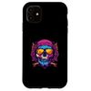 iPhone 11 Cool Skull Head With Ski Sunglasses | Skiing Sport Case