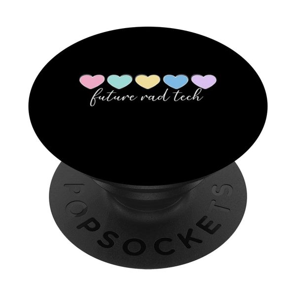 Future Rad Tech In Progress Hearts Radiology Tech Student PopSockets Standard PopGrip