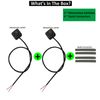12V 24V Mini Momentary Push Button ON-Off Switch [2-Pack], Easy to Install Surface Mount Button Switch