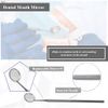 5 Pcs Oral Hygiene Kit Plaque Remover Professional Dental Picks for Teeth, Scraper, Serrated Tweezers, Mouth Mirror, Double Ended Picks for Gum Care Cleaning Set Stainless Steel with Carrying Case