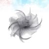 Lurrose Mini Fascinator Hair Clips with Feather Flower Feather Barrettes Hair Snap Hair Pins for Women