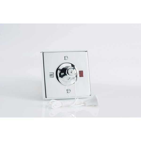 Varilight - 45 Amp Pull Cord Chrome Effect Finish - YPSC45