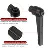 TA-VIGOR 8Pcs Adjustable Clamping Lever Handles, M8 Female Thread Knobs Rotating Screw Locking Quick Release Ratchet Push Button Handle for Machinery Equipment