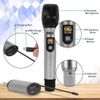 Pyle-PRO 16 Channels Selectable UHF Wireless Mic with Adapter Receiver PDWMU105