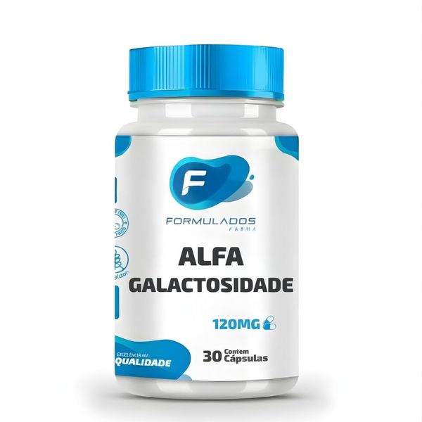 Alfa Galactosidase 120mg 30 Cápsulas