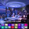 Black Galaxy Projector Bluetooth Speaker Night Light with White Noise Timer
