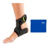 DonJoy Performance POD Ankle Brace (Right, Large, Black) and Ice Pack (11 x 14")
