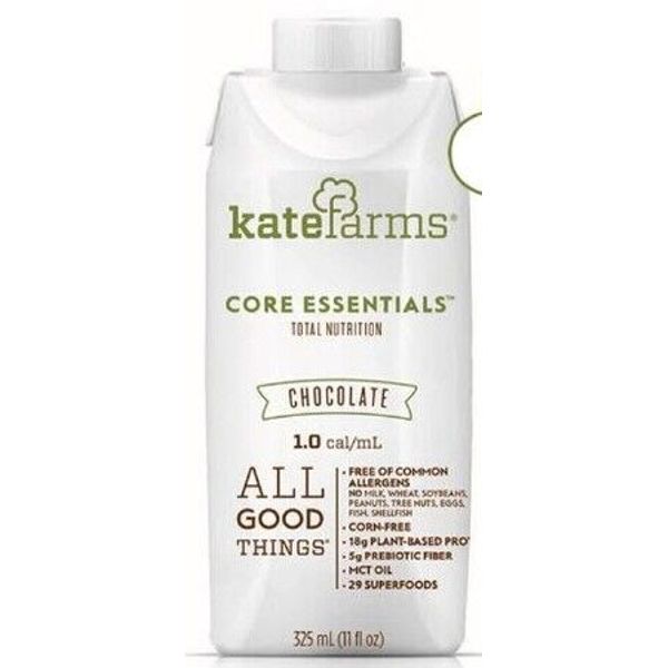 Core Essentials Tube Feeding Formula, Chocolate, 11 oz Carton, Ready to Use,