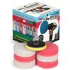 Non Scratch Soap Scum Removal Rotary Mini Scrub Pads 3 inch