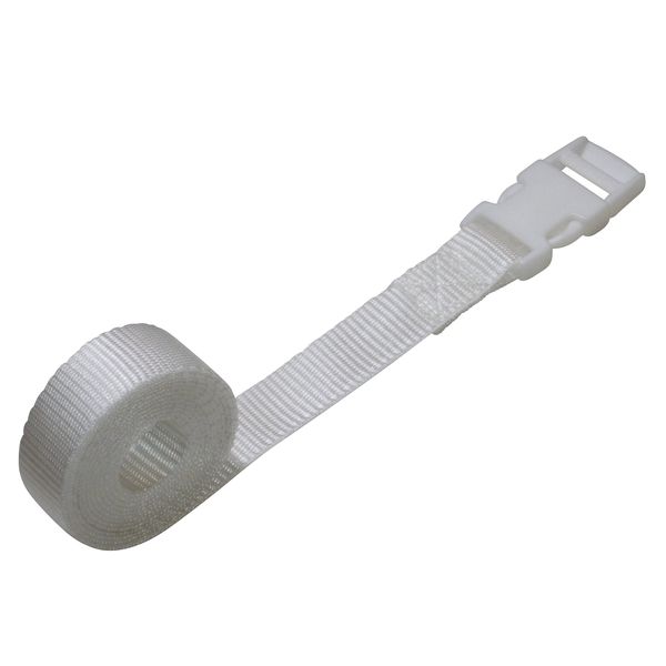 Benristraps 25mm Webbing Strap with Quick-Release Buckle (white, 2 metres)