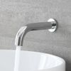 Milano Mirage Modern Wall Mounted Bath Bathroom Basin Spout - Chrome
