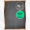 20x22x1 Electrostatic Washable Permanent A/C Furnace Air Filter - Reusable - Silver Frame
