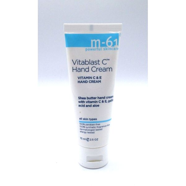M-61 Vitablast C Shea Butter Hand Cream Vitamin C & E Gallic Acid  ~ 2.5 oz ~