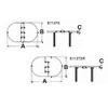 White Water Marine Stainless Oval Hinges (61137S - Oval Hinge)