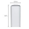 Command Large Canvas Hangers, Indoor Use, 3-Hooks, 4-Strips, Decorate Damage-Free,White