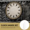 Homoyoyo 10 Sets Large White Metal Clock Hands Kit - Clock Repair & Replace