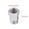 1 Pair Oxygen Sensor Adapter, 32mm M18*1.5 O2 Oxygen Sensor Extender Extension Spacer Bungs Adapter Silver