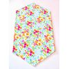 Springtime Flowers Table Runner (Various Sizes) Custom-Made Pointed or Straight Ends Made In USA Padded Reversible